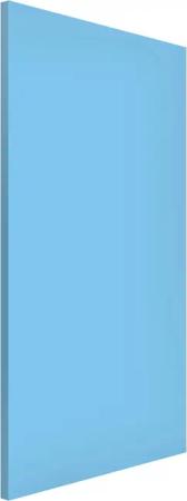 Bilderdepot24 Magnettafel Küche blau Colour Light