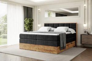 ALTDECOR Boxspringbett LOLLI2 KING (Multipocket-Matratze H4,