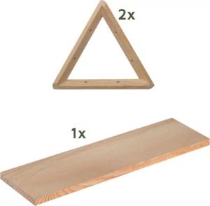 Astigarraga Kit Line Wandregal Triangel Regal-Set,