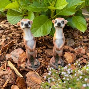 Online-Fuchs Gartenfigur Erdmännchen Deko Figuren im