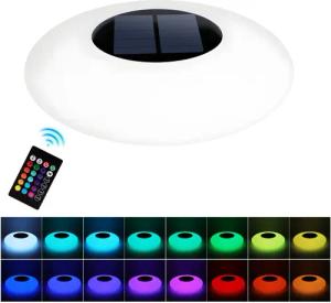 BlingBin Pool-Lampe Solar Pool Beleuchtung Licht,