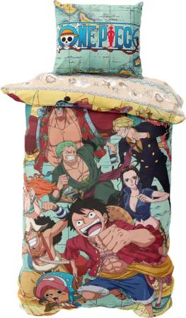 MTOnlinehandel Bettwäsche One Piece Anime 135x200+80x80
