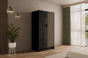 ALTDECOR Drehtürenschrank NELIA (Kleiderschrank Garderobenschrank mit
