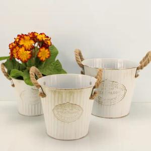 Online-Fuchs Blumentopf 3 runde Blumentöpfe aus