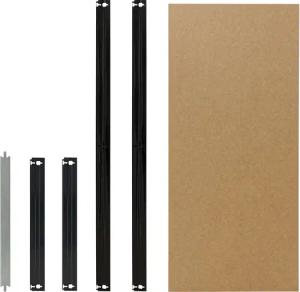 shelfplaza Schwerlastregal BLACK, Fachboden-Set / Zusatzboden
