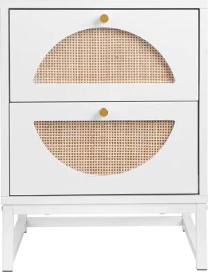 MilestoneHOMELIFE Nachttisch Freistehender Buffetschrank aus Naturrattan