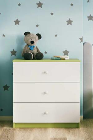 Bjird Kommode Babydream (mit 3 Schubladen),