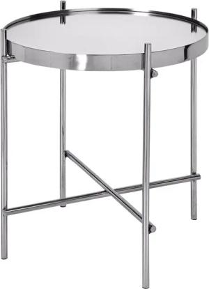 WOMO-DESIGN Beistelltisch Wohnzimmertisch mit Glasplatte und