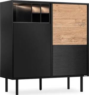KONSIMO® Hochkommode LOFTY Sideboard, Türkommode, ohne