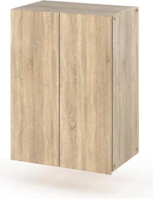 KOSETO Wandhängeschrank Badezimmerschrank mit 2 Einlegeböden
