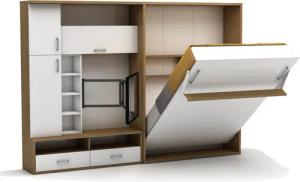 Multimo Schrankbett Multimo Double Saloon Wohnwand