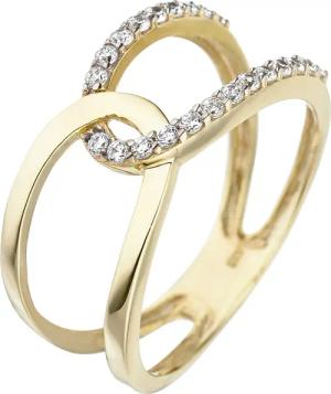 JOBO Goldring, 375 Gold mit Zirkonia