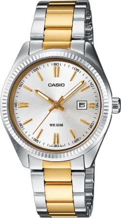 CASIO TIMELESS COLLECTION Quarzuhr LTP-1302PSG-7AVEG, Armbanduhr,