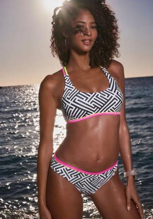 Buffalo Bikini-Hose Gioletta Mit kontrastfarbigem Bund