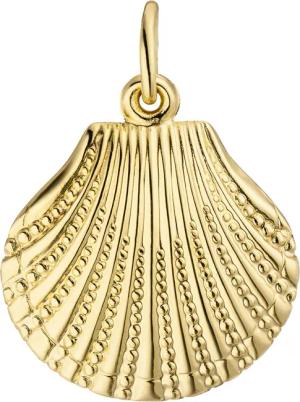 JOBO Kettenanhänger Anhänger Muschel, 333 Gold