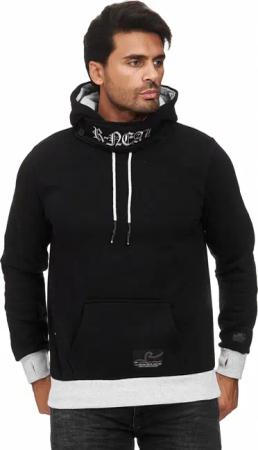 Rusty Neal Kapuzensweatshirt mit modernem Schnitt