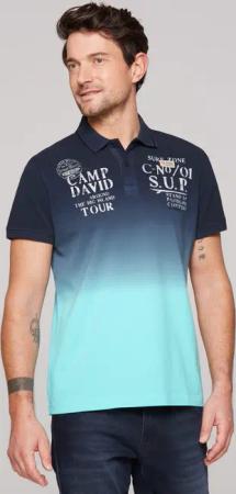 CAMP DAVID Poloshirt mit Farbverlauf