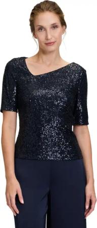 Vera Mont Kurzarmshirt Vera Mont Pailletten-Top