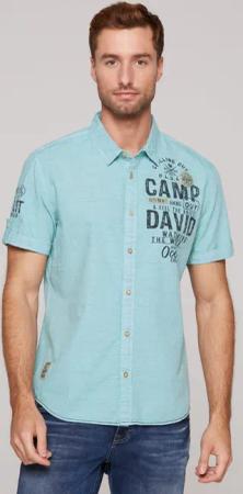 CAMP DAVID Kurzarmhemd aus Baumwolle