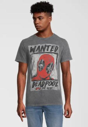 Recovered T-Shirt Deadpool Wanted Poster mit