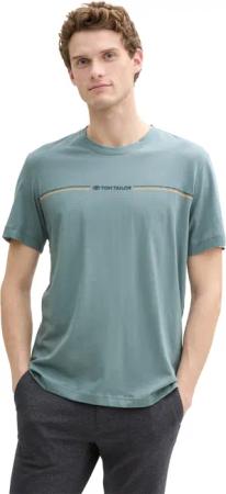 TOM TAILOR T-Shirt mit Logofrontprint