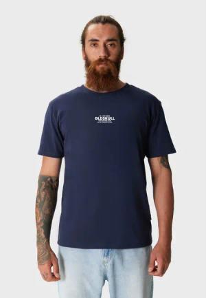 Oldskull T-Shirt Retro Rising Sun Logo