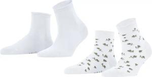 Esprit Kurzsocken Mini Flower 2-Pack (2-Paar)