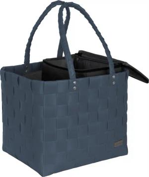 normani Einkaufskorb Flechtkorb mit kleiner Kühltasche,