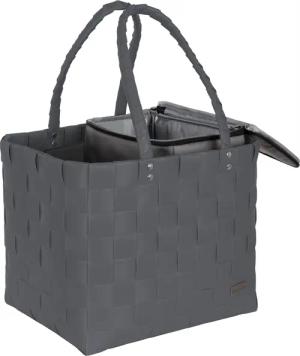 normani Einkaufskorb Flechtkorb mit kleiner Kühltasche,