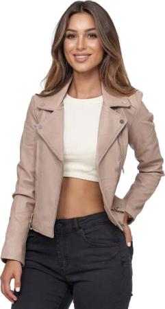 Tazzio Lederjacke F507 Biker Look mit