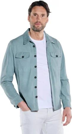 ENGBERS GERMANY Lederjacke Overshirt aus Ziegenleder