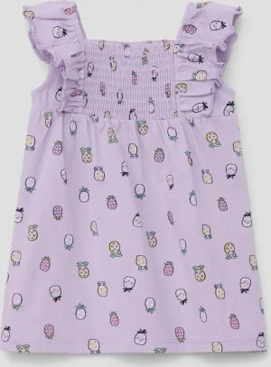 s.Oliver Jerseykleid Kleid aus Baumwollstretch Raffung