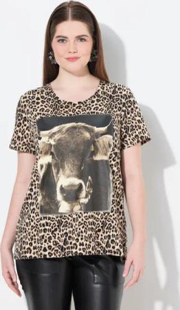Ulla Popken T-Shirt T-Shirt Trachtenmotiv Classic