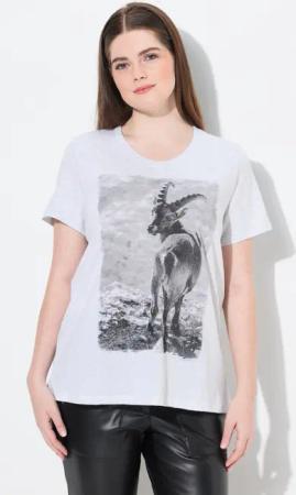 Ulla Popken T-Shirt T-Shirt Trachtenmotiv Classic