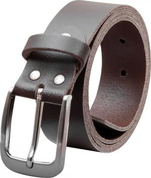 COLOGNEBELT Ledergürtel OM428-SL-Dunkelbraun MADE IN GERMANY,