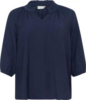 KAFFE Curve Langarmbluse Langarm-Bluse KClean Große