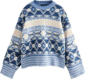 Next Rundhalspullover Relaxed Fit Weicher Strickpullover