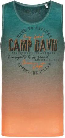 CAMP DAVID Muscleshirt Dip Dye mit