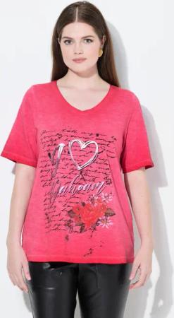 Ulla Popken T-Shirt T-Shirt Trachtenmotiv Classic
