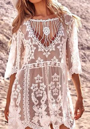 Lovolotti Strandkleid Kleid Damen LO-KLDE-L18 Kleider