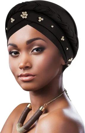 Coonoor Turbanmütze Afrikanischer Damen Geflecht Kopfbedeckung