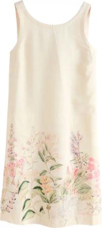 Next Minikleid Mini-Etuikleid mit Leinen mit
