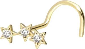 PIERCINGLINE Nasenpiercing 14/18 Karat Gold Nasenstecker