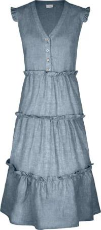FELICITAS Maxikleid Maxi-Leinenkleid Klea