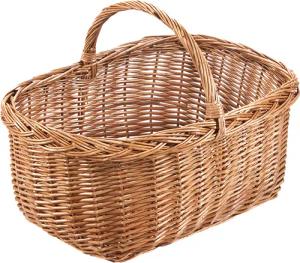 Kobolo Einkaufskorb Geflochtener Weidenkorb Korb Shopper