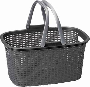 Rival Einkaufskorb Einkaufskorb "Rattan" Kunststoff mit