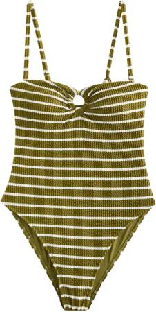 Next Badeanzug Figurformender Bandeau-Badeanzug (1-St)