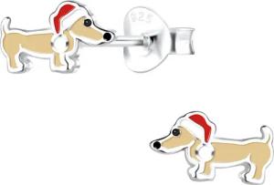 ALEXANDER YORK Paar Ohrstecker HUND DACKEL