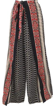 Guru-Shop Relaxhose Palazzohose mit African Print,