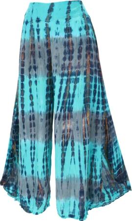 Guru-Shop Relaxhose Boho Batik Hosenrock, weite